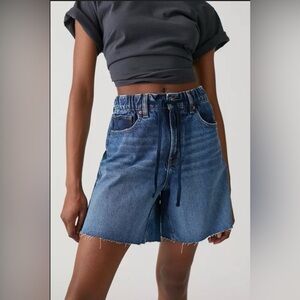 BDG High-Waisted Pull-on Baggy Denim Shorts